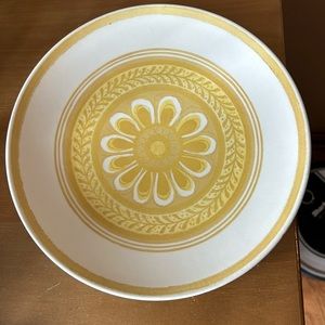 Royal China Cavalier CASABLANCA 10”Dinner Plate YELLOW Ironstone